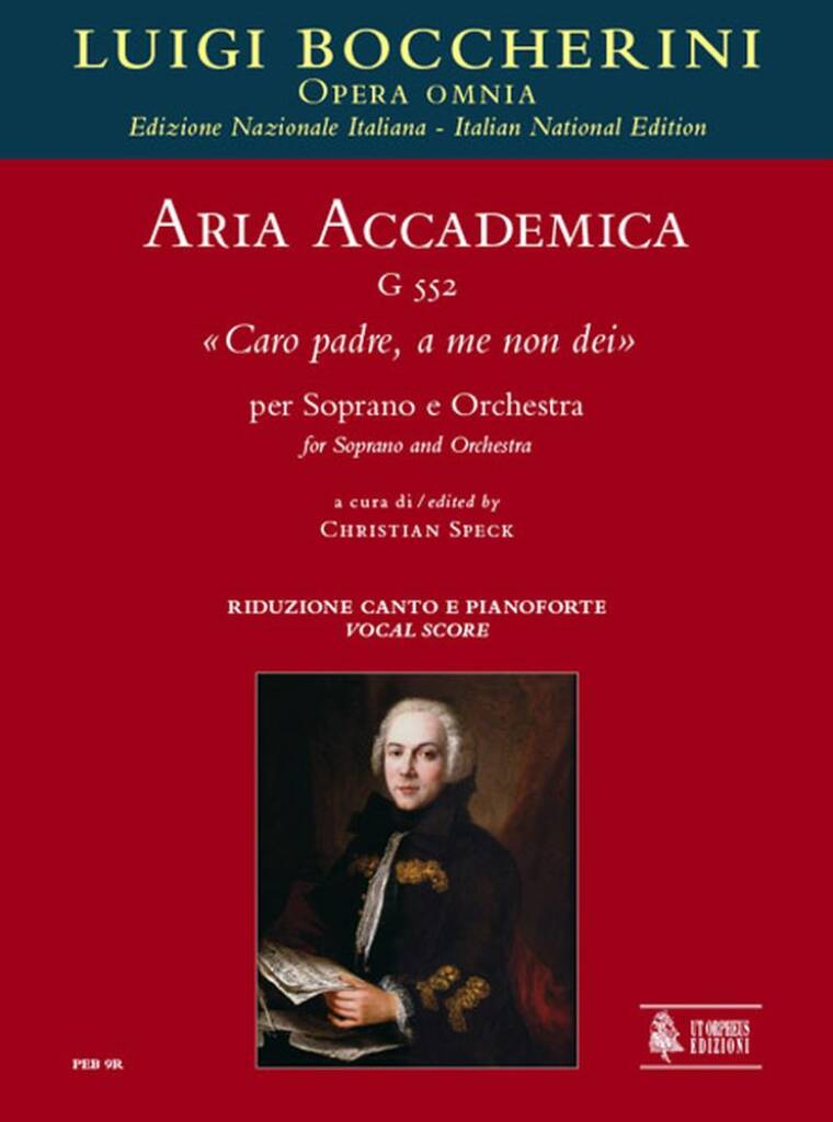 Aria accademica G 552 Caro padre, a me non dei